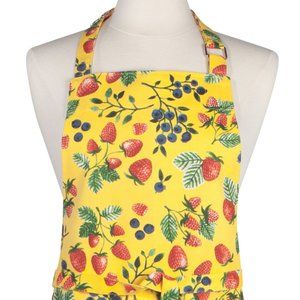 NOW DESIGNS Kitchen Apron Berry Patch NWT